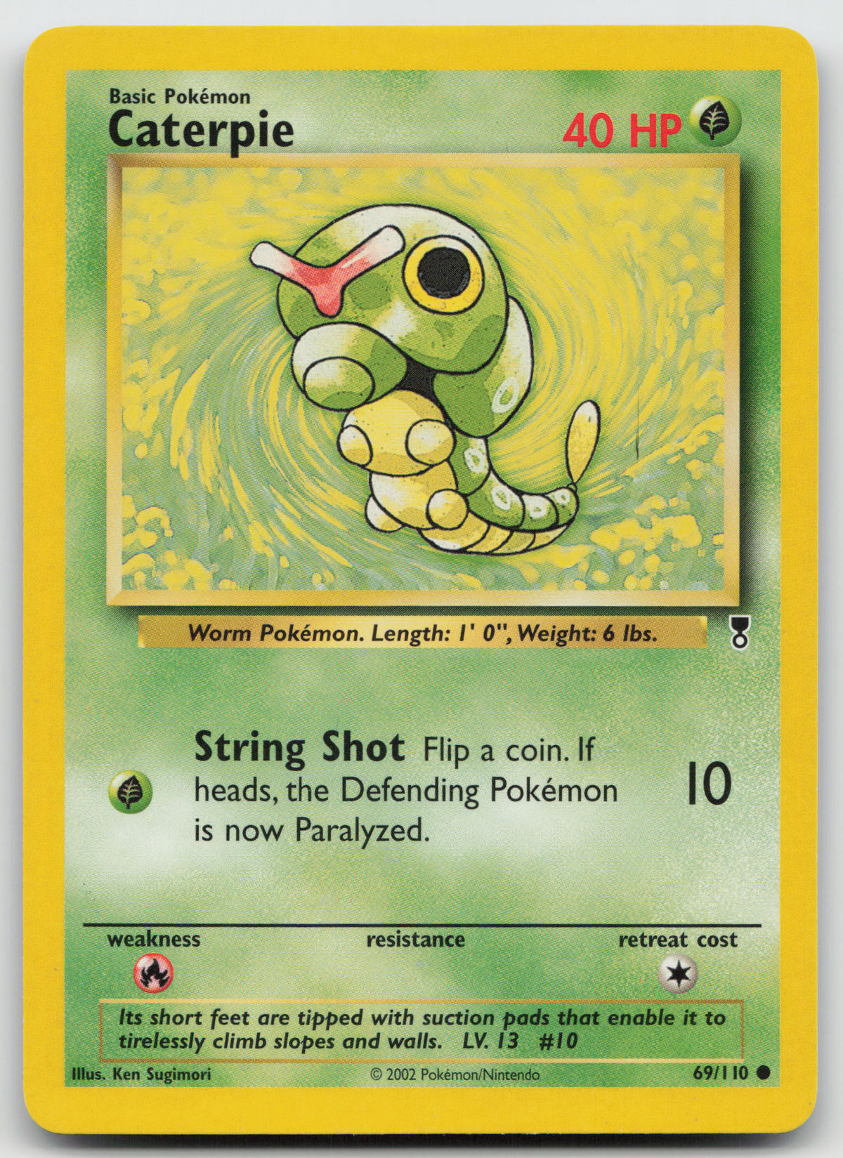 Caterpie Common Unlimited Legendary Collection 69/110 LP