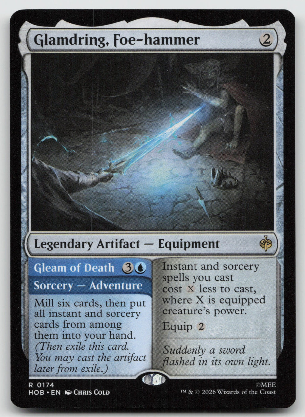 Glamdring, Foe-hammer R The Hobbit 174 NM