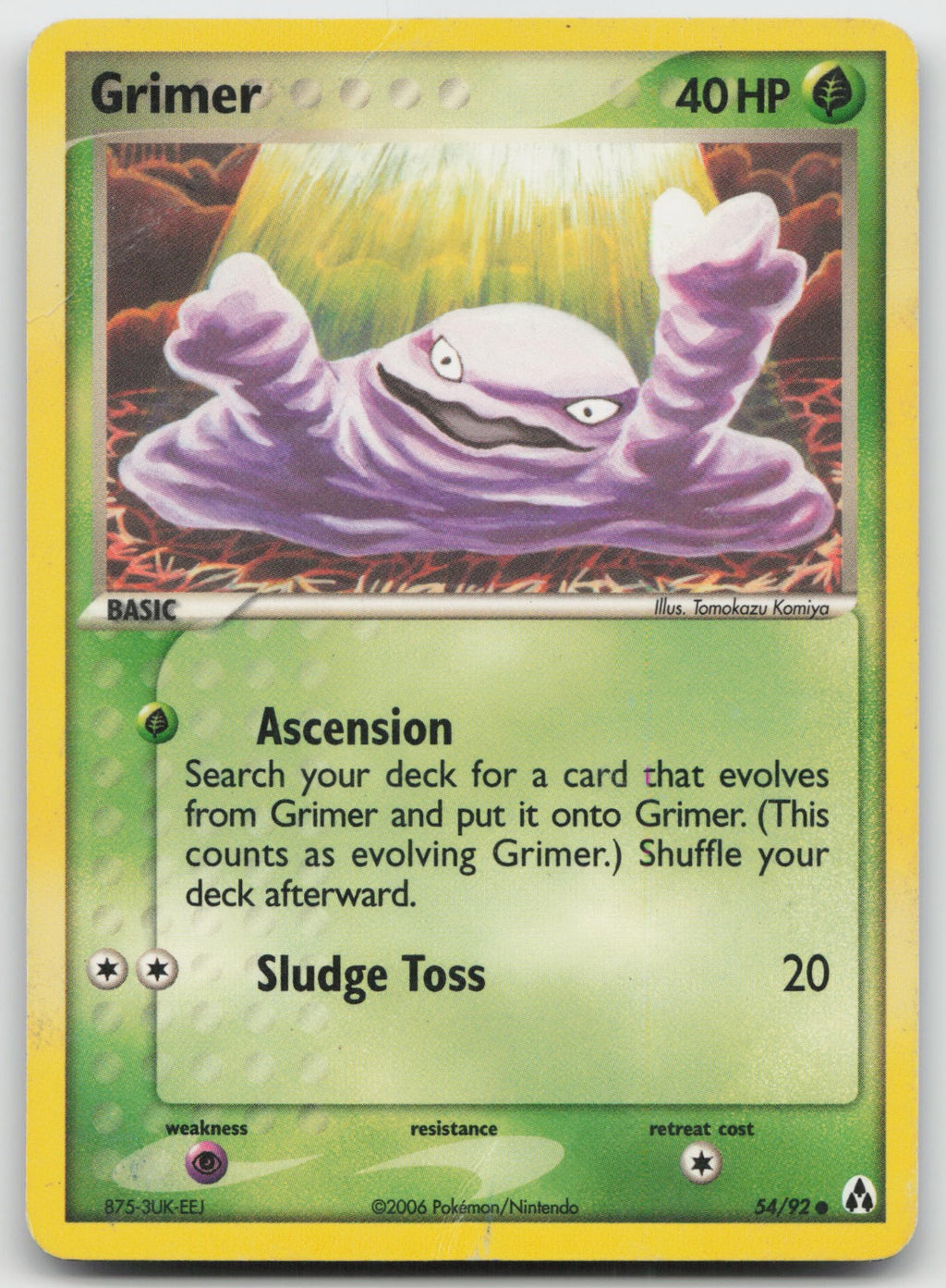 Grimer Common Legend Maker 54/92 DMG