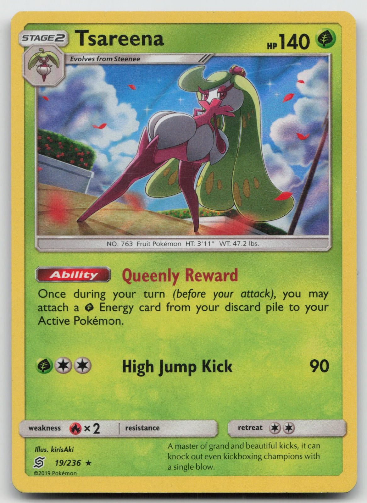 Tsareena Holo Rare SM - Unified Minds 19/236 LP