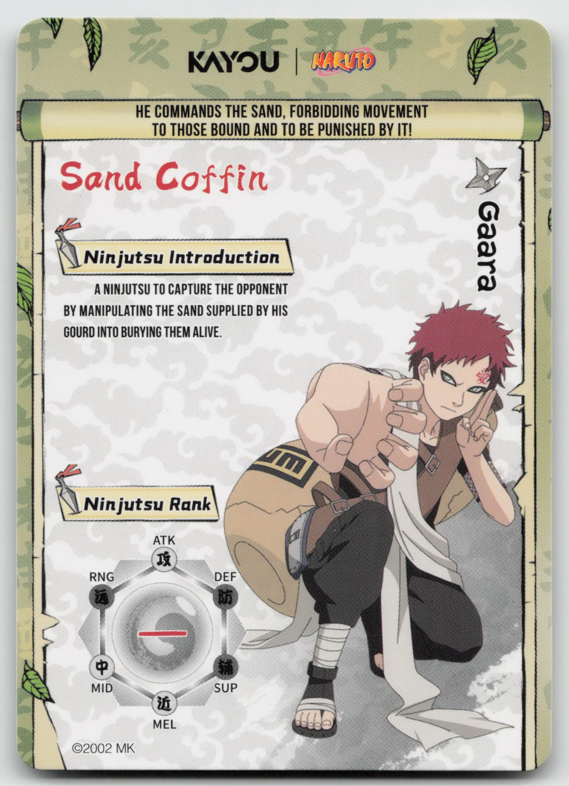 Gaara Base SSR Earth Scroll Series 1 015L3 NM