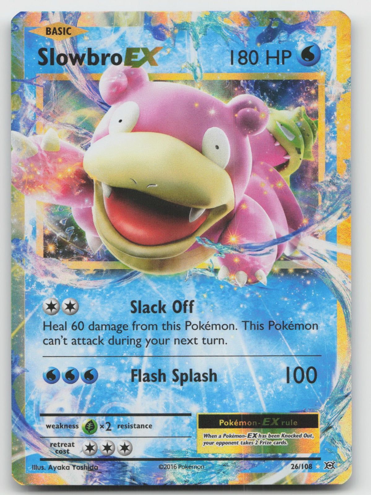 Slowbro EX Holo Ultra Rare XY - Evolutions 26/108 NM