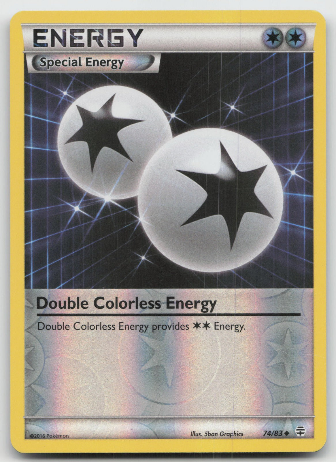 Double Colorless Energy Uncommon Reverse Holo Generations 74/83 LP