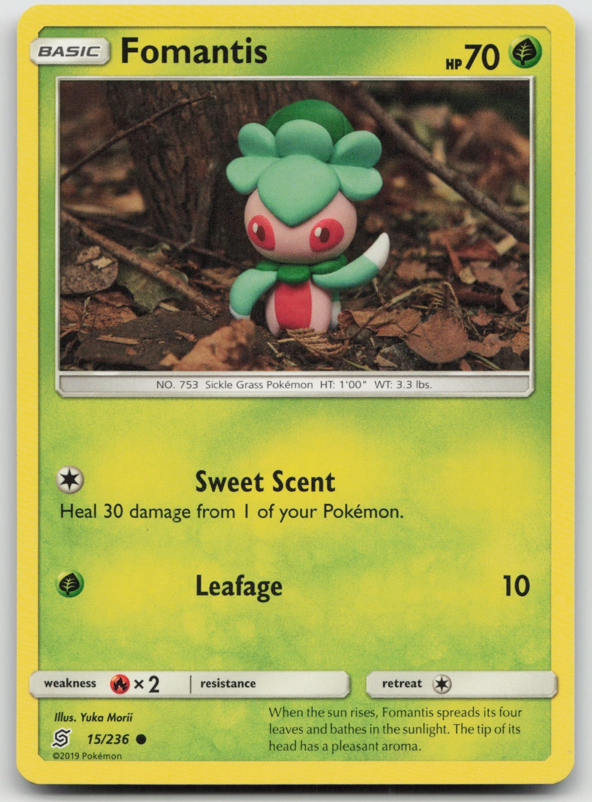 Fomantis Common SM - Unified Minds 15/236 NM