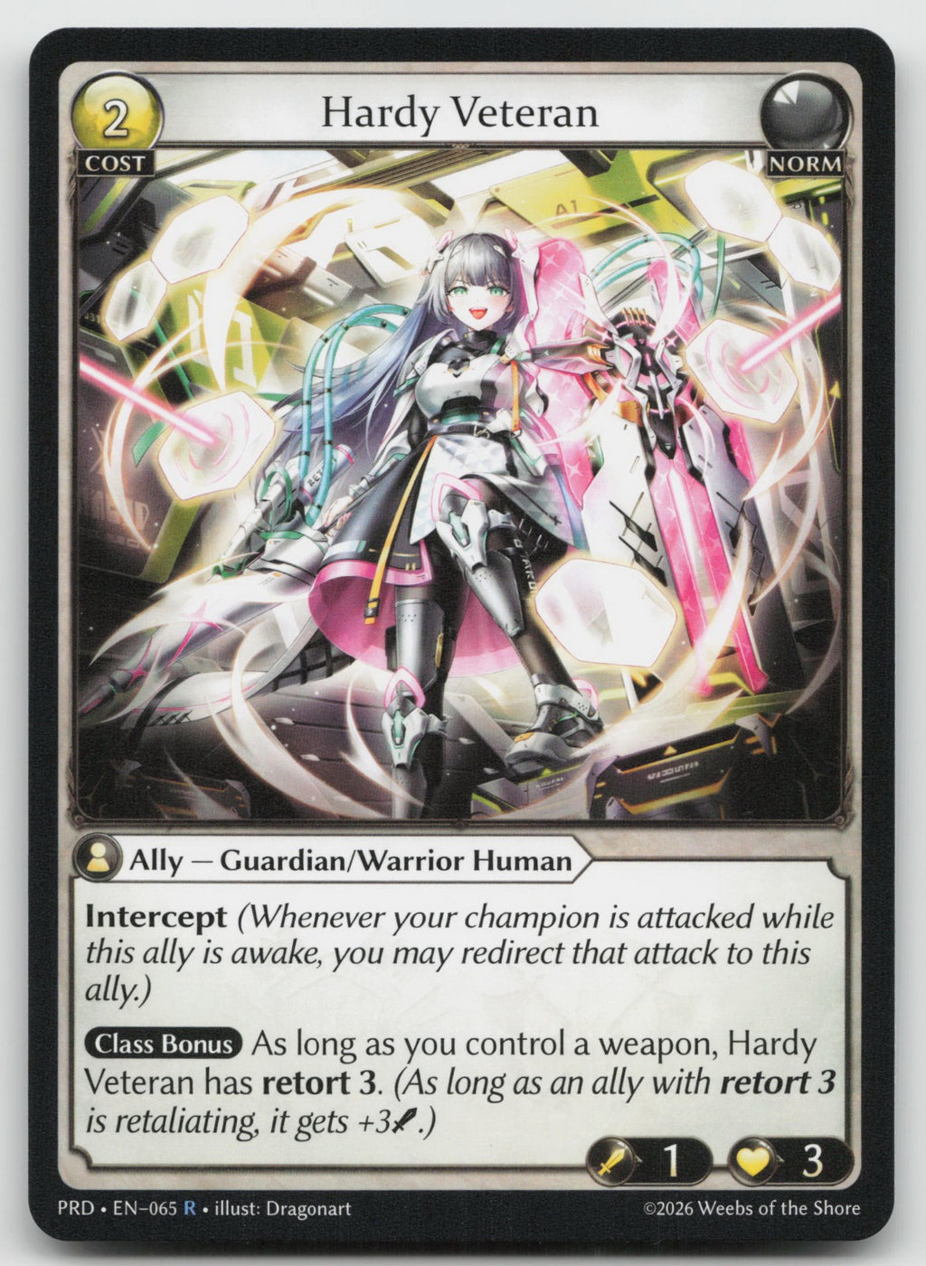 Hardy Veteran Rare .asphodel/paradise 065 NM
