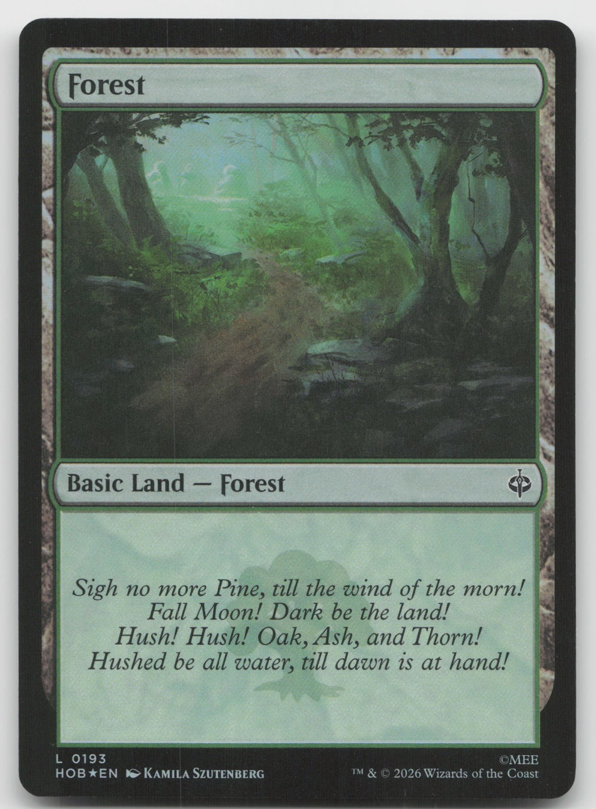 Forest L Foil The Hobbit 193 NM
