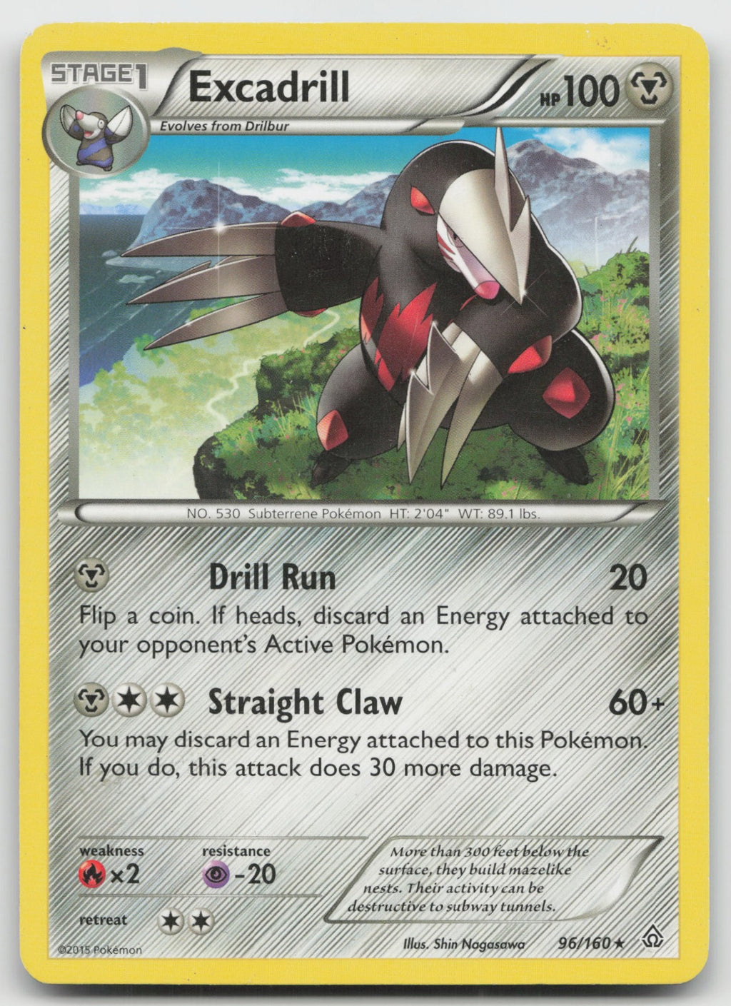 Excadrill Rare XY - Primal Clash 96/160 LP