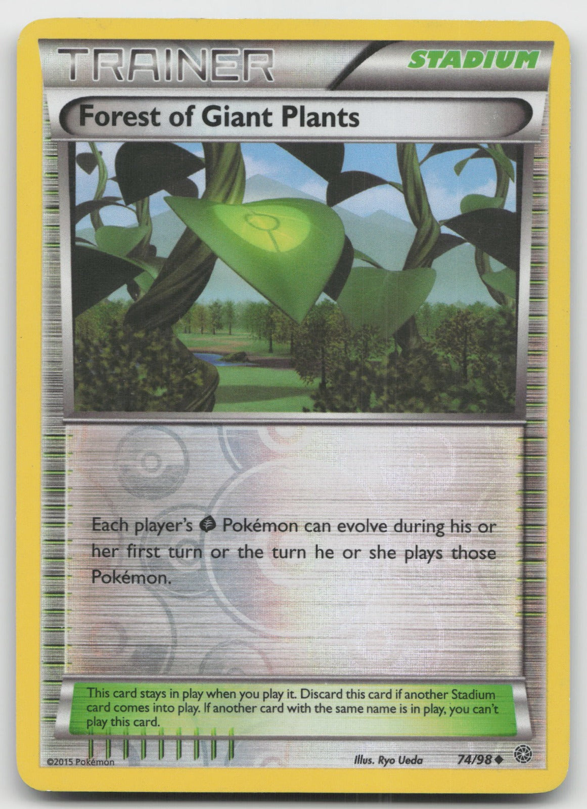 Forest of Giant Plants Uncommon Reverse Holo XY - Ancient Origins 74/98 LP