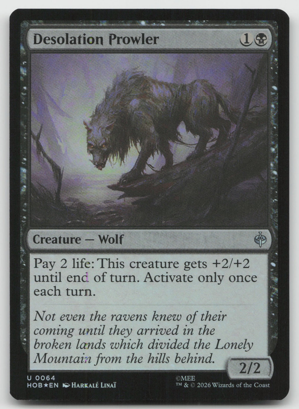 Desolation Prowler U Foil The Hobbit 64 NM