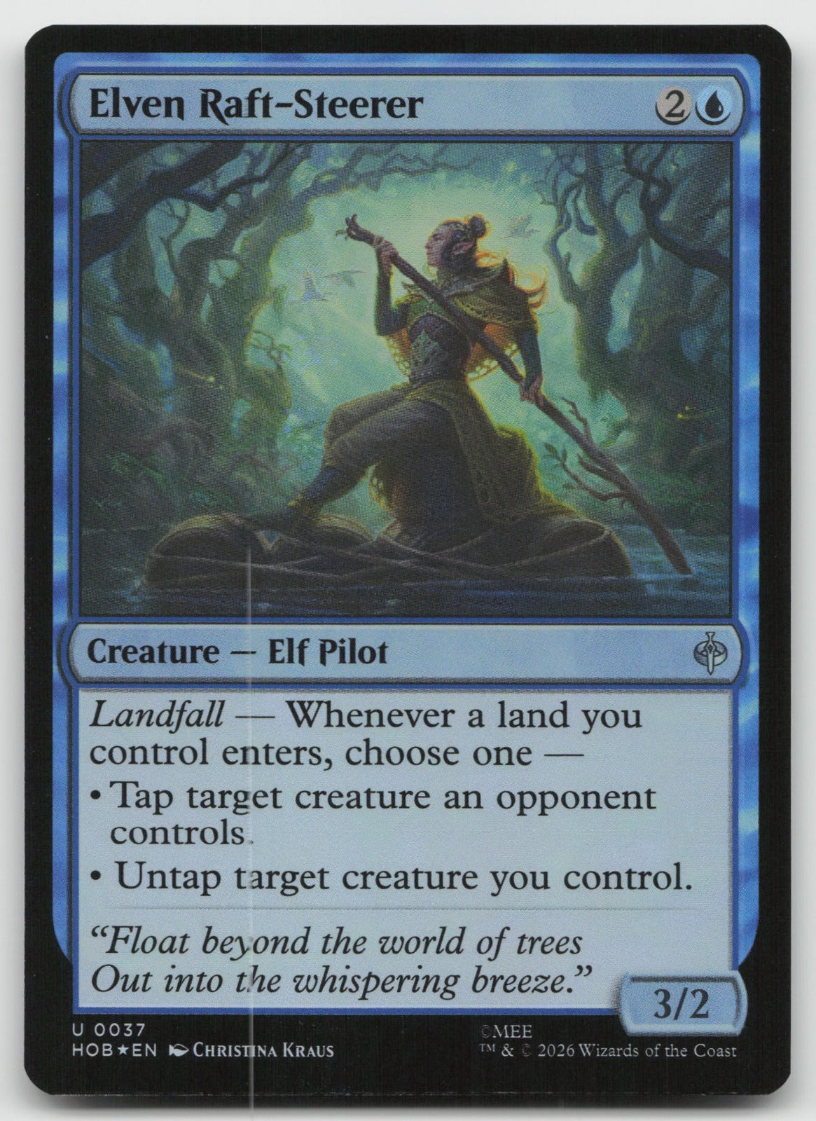 Elven Raft-Steerer U Foil The Hobbit 37 NM