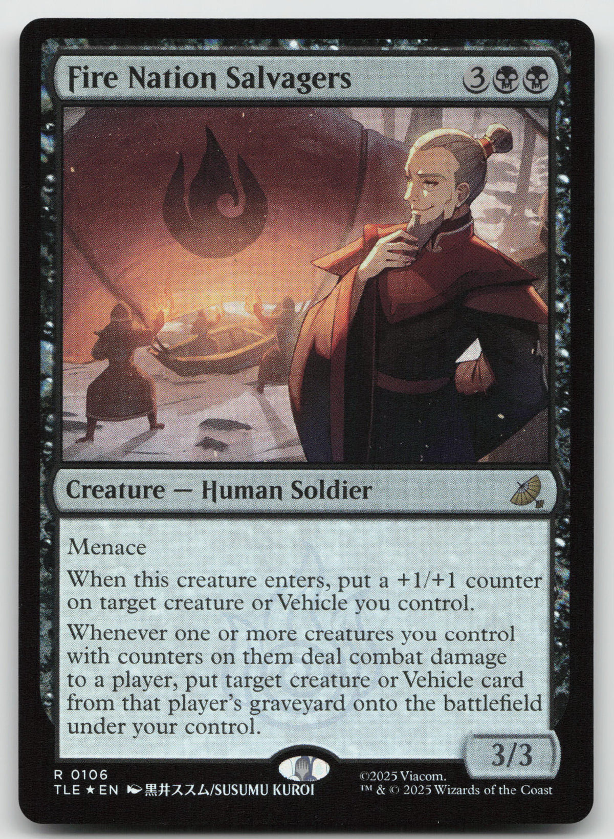 Fire Nation Salvagers R Foil Avatar: The Last Airbender: Eternal-Legal 106 NM