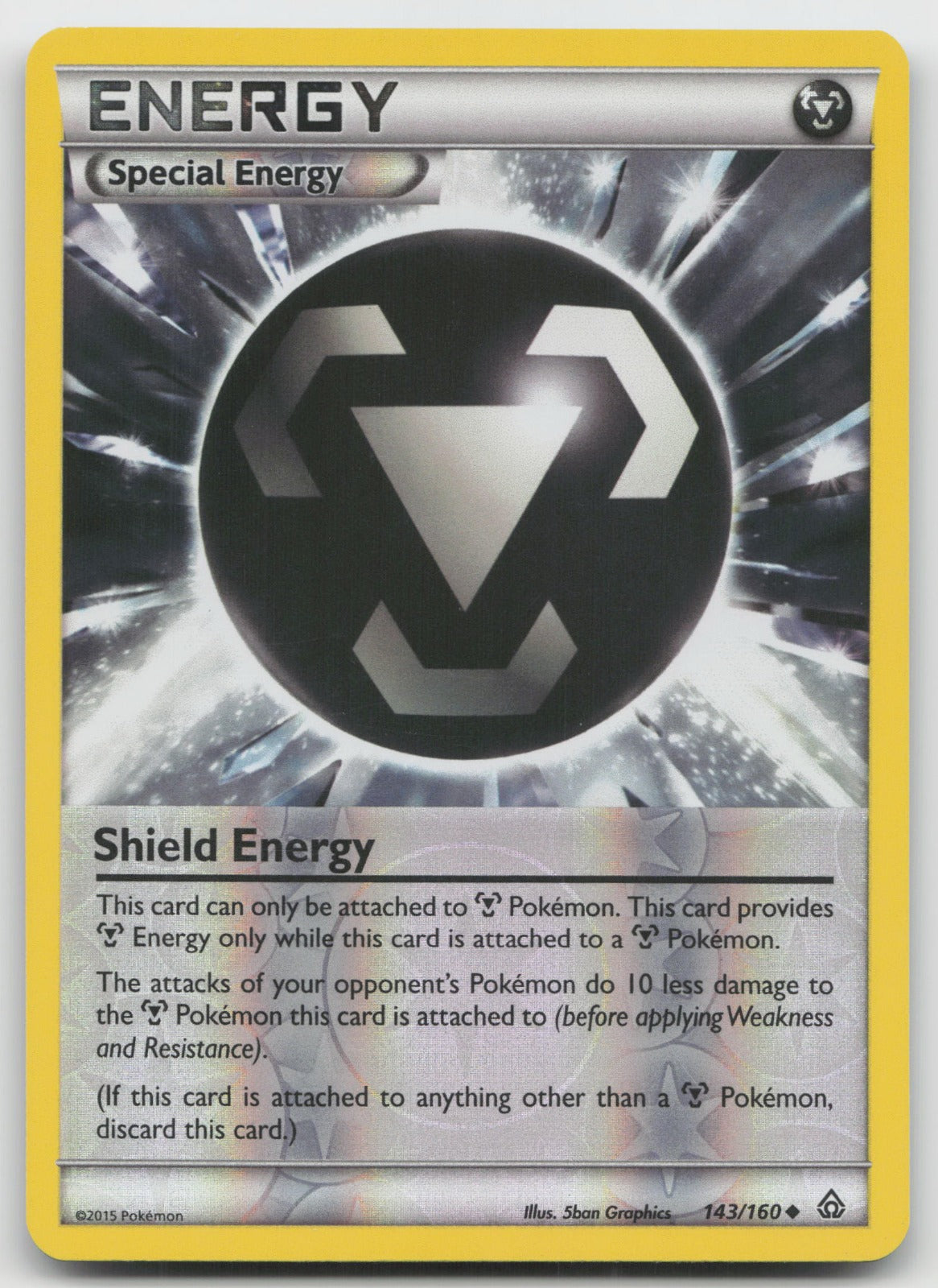 Shield Energy Uncommon Reverse Holo XY - Primal Clash 143/160 NM
