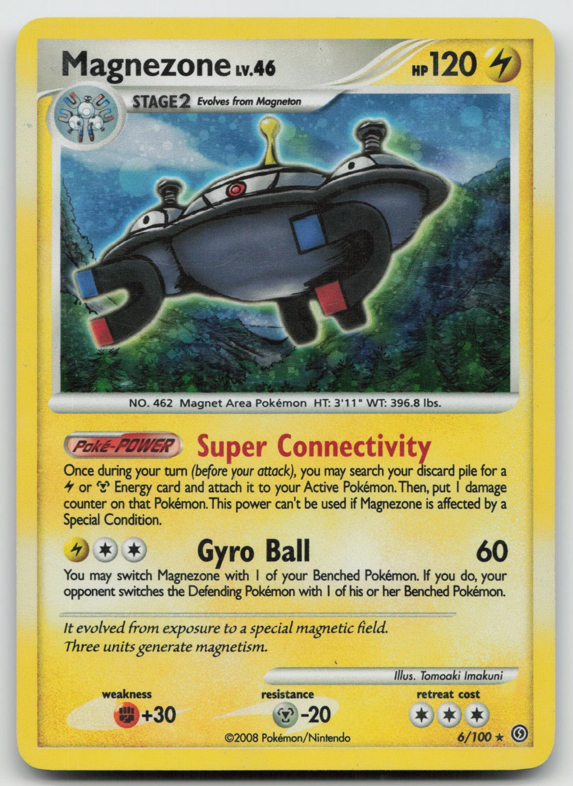 Magnezone Holo Rare Stormfront 6/100 MP