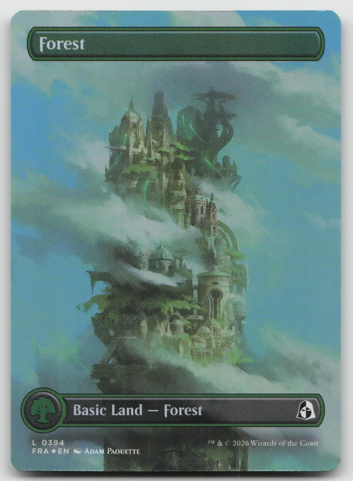 Forest (Borderless) L Foil Reality Fracture 394 NM
