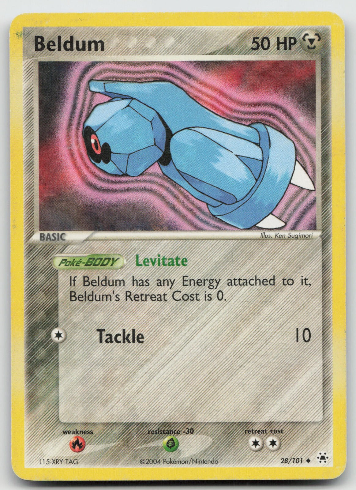 Beldum Uncommon Hidden Legends 28/101 HP