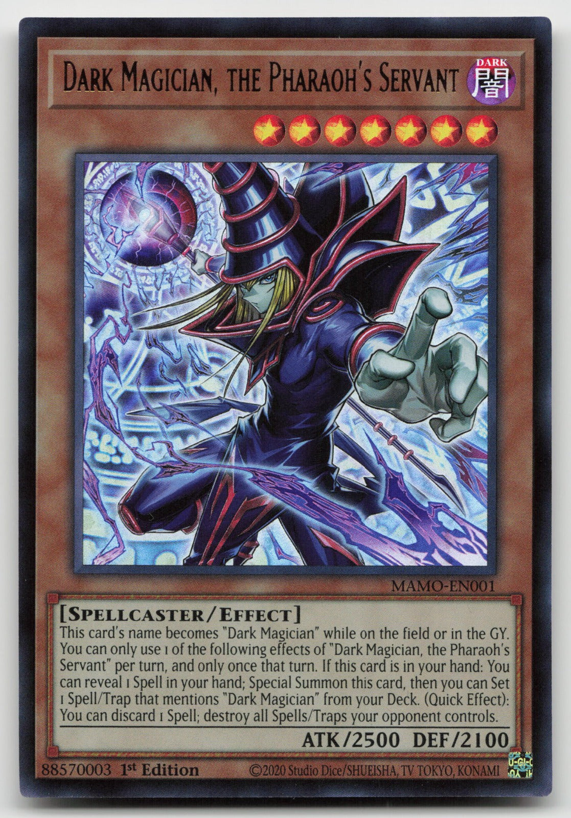 Dark Magician, the Pharaoh's Servant Ultra Magnificent Monsters MAMO-EN001 NM