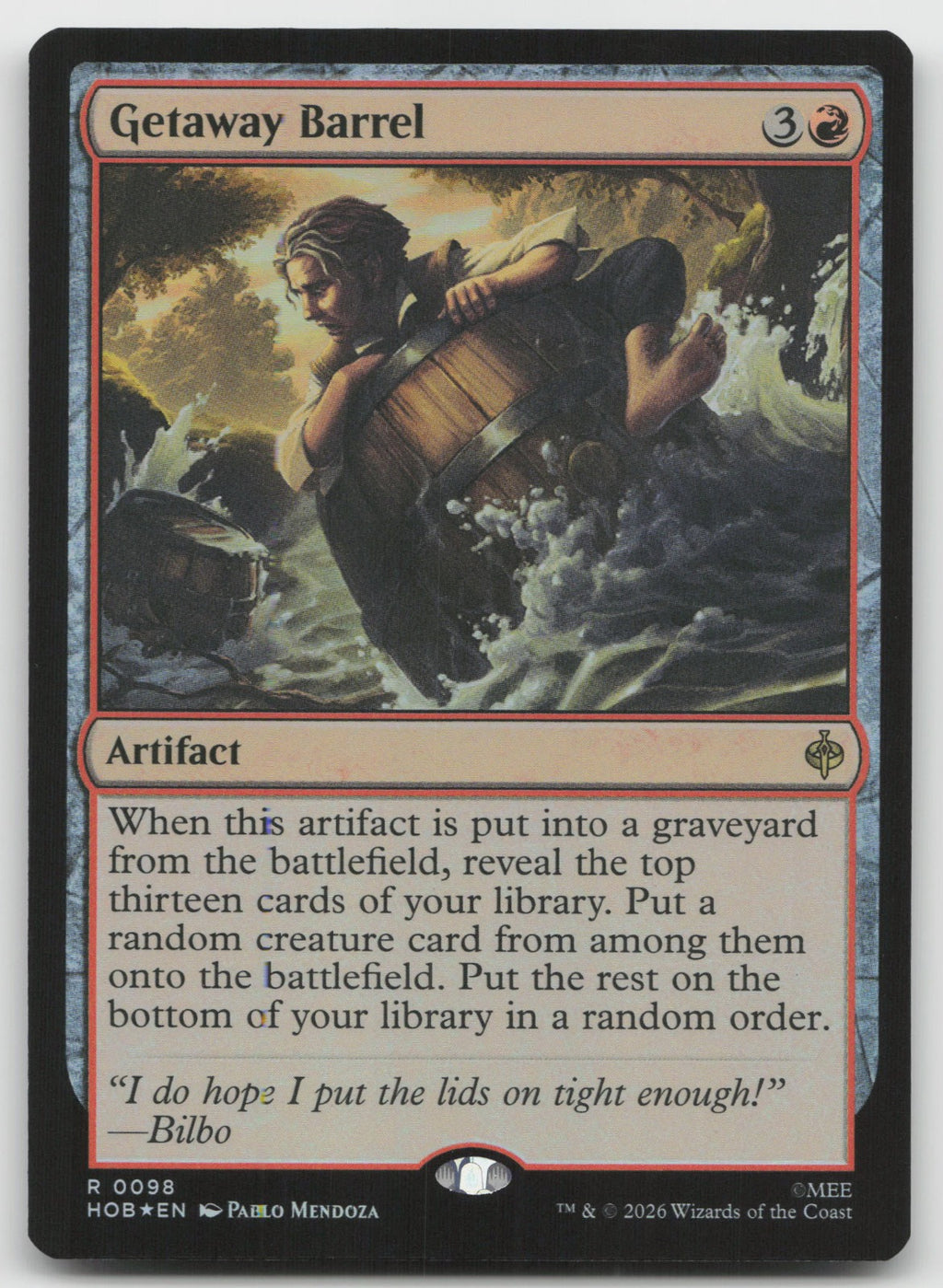 Getaway Barrel R Foil The Hobbit 98 NM