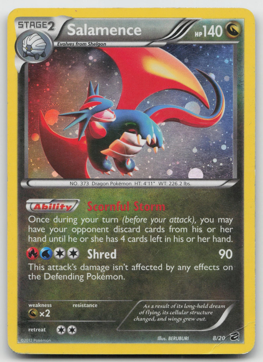 Salamence - (Cosmos Holo) Promo Blister Exclusives 8/20 DMG