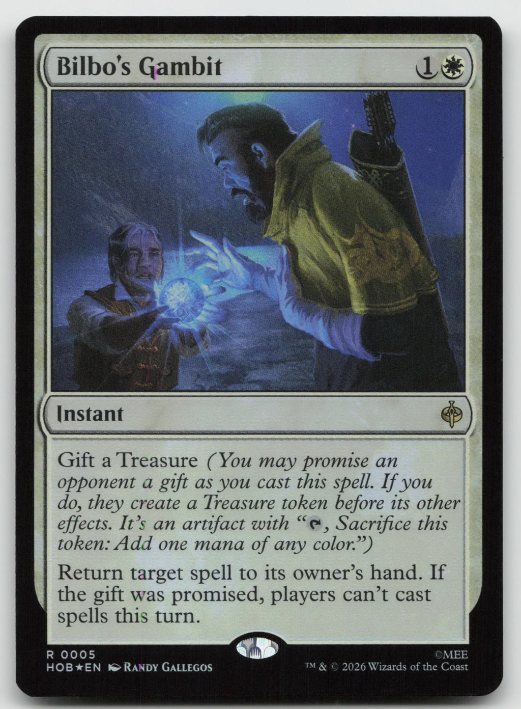 Bilbo's Gambit R Foil The Hobbit 5 NM