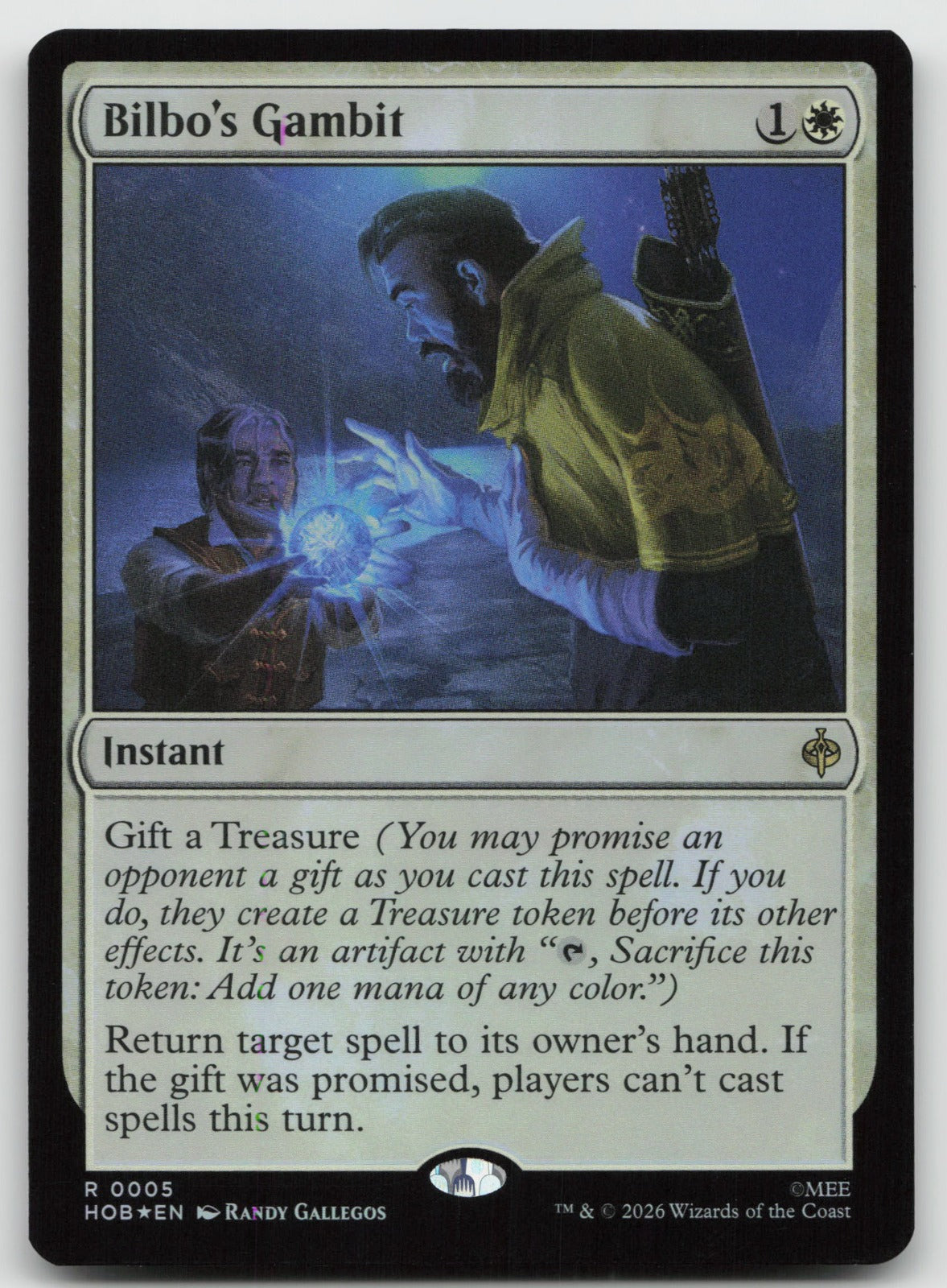 Bilbo's Gambit R Foil The Hobbit 5 NM