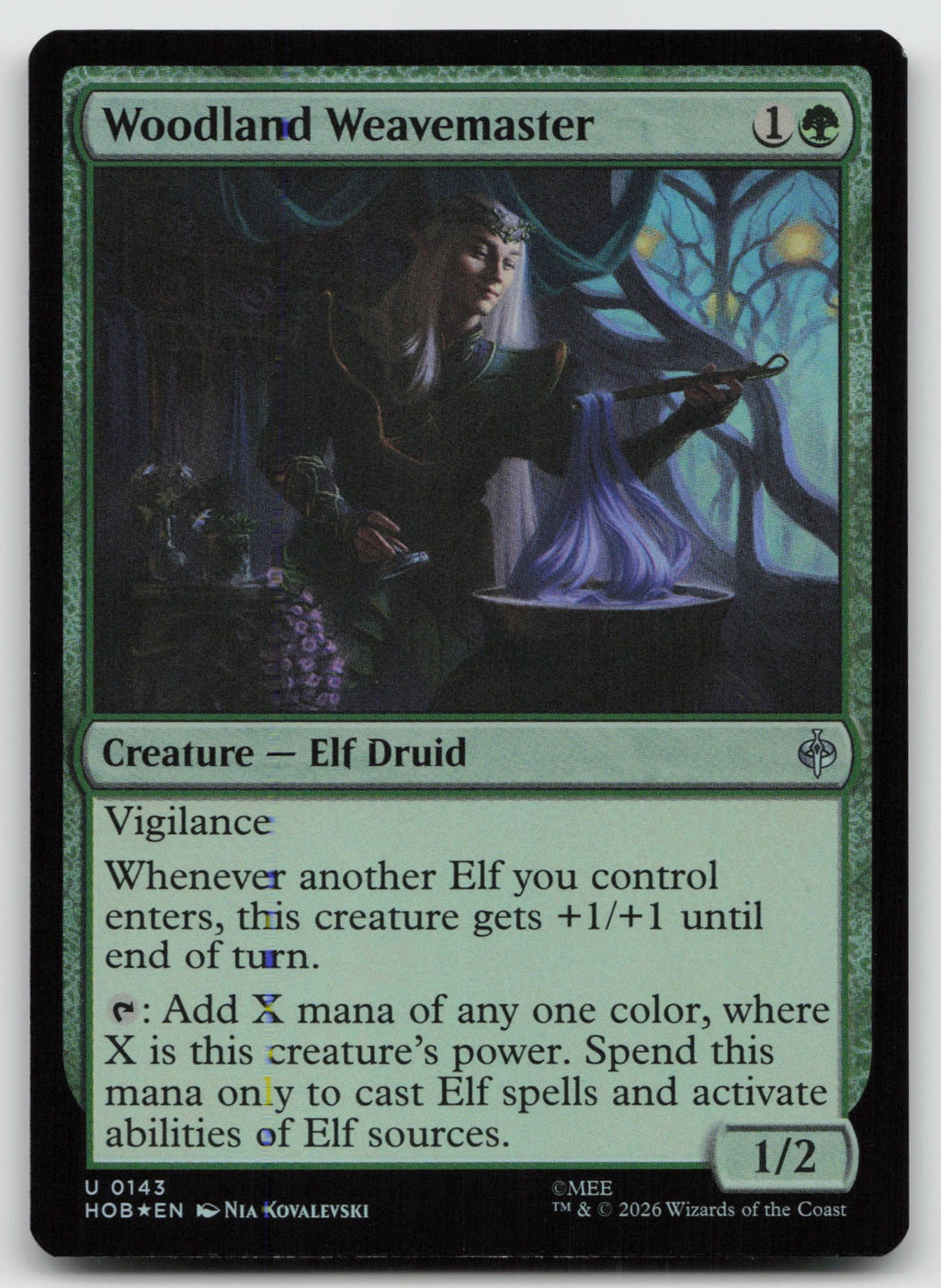 Woodland Weavemaster U Foil The Hobbit 143 NM