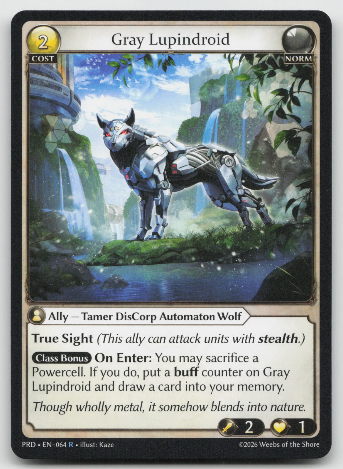 Gray Lupindroid Rare .asphodel/paradise 064 NM