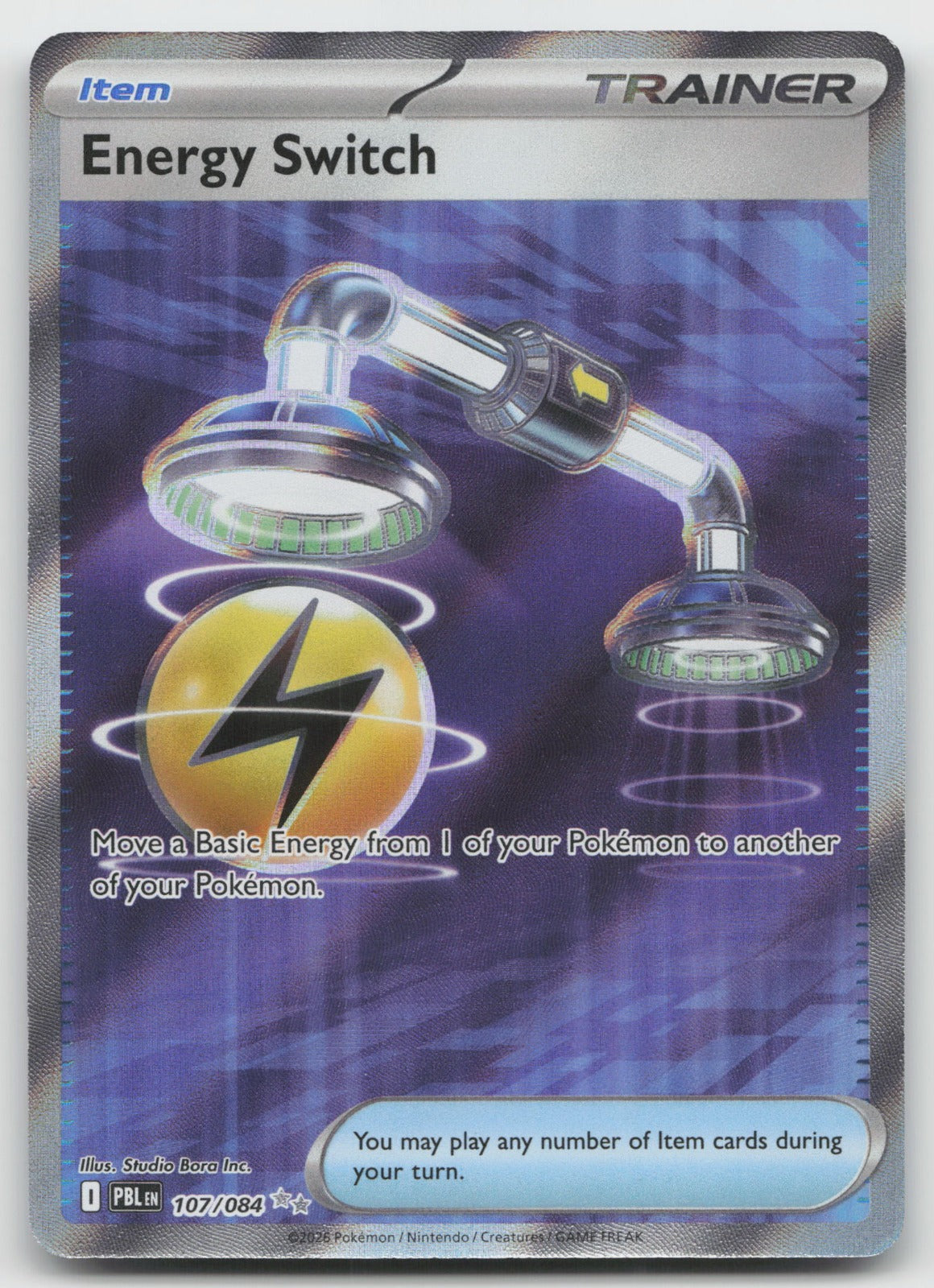 Magnetic M Energy Rare Reverse Holo ME04: Chaos Rising 085/086 NM