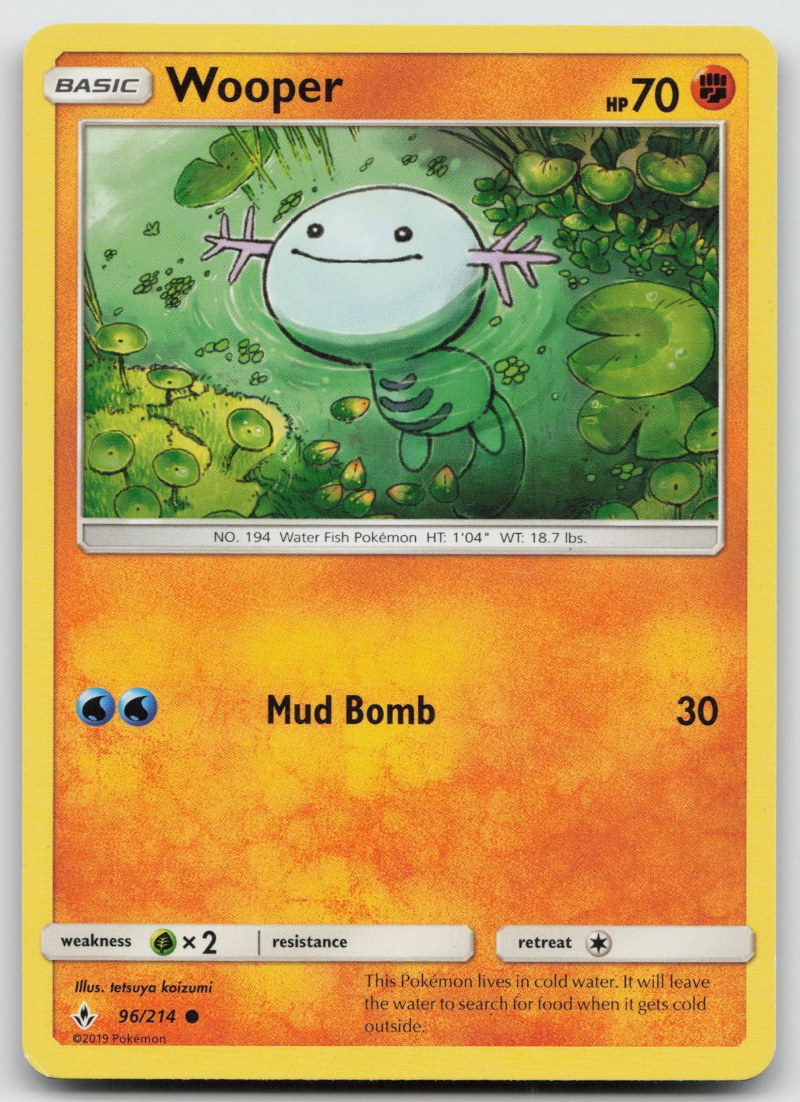 Wooper Common SM - Unbroken Bonds 96/214 LP