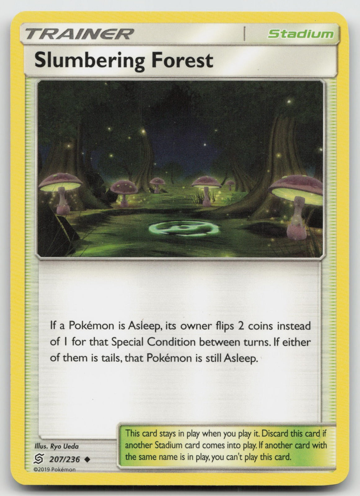 Slumbering Forest Uncommon SM - Unified Minds 207/236 NM