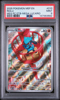 Riolu MEG PC ETB Mega Lucario Pokemon Black Star Promo MEP010 PSA 9