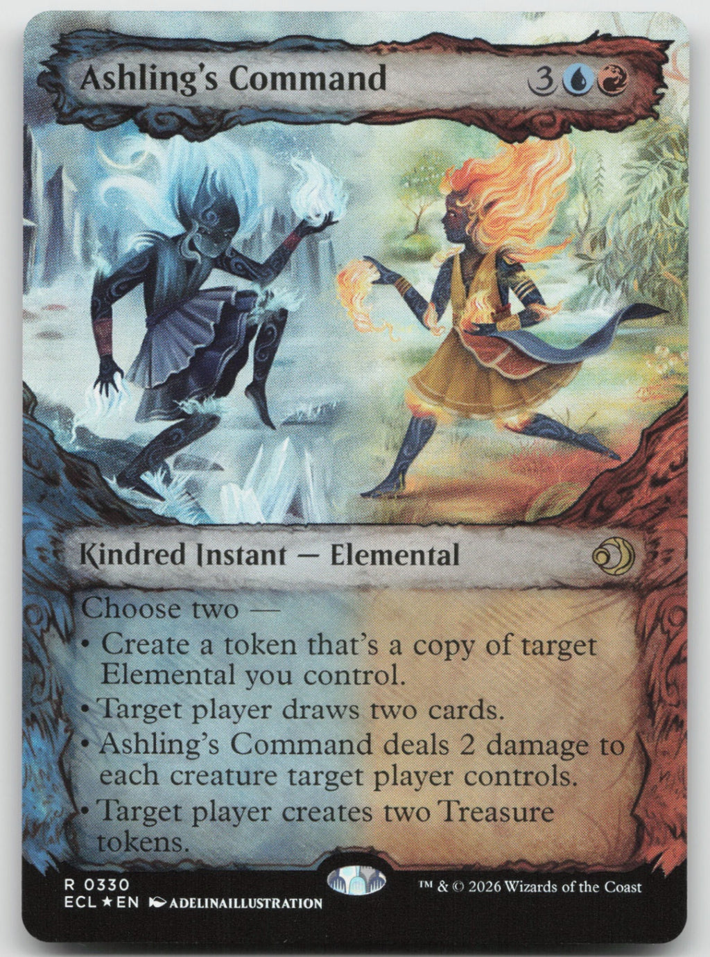 Ashling's Command (Showcase) R Foil Lorwyn Eclipsed 330 NM