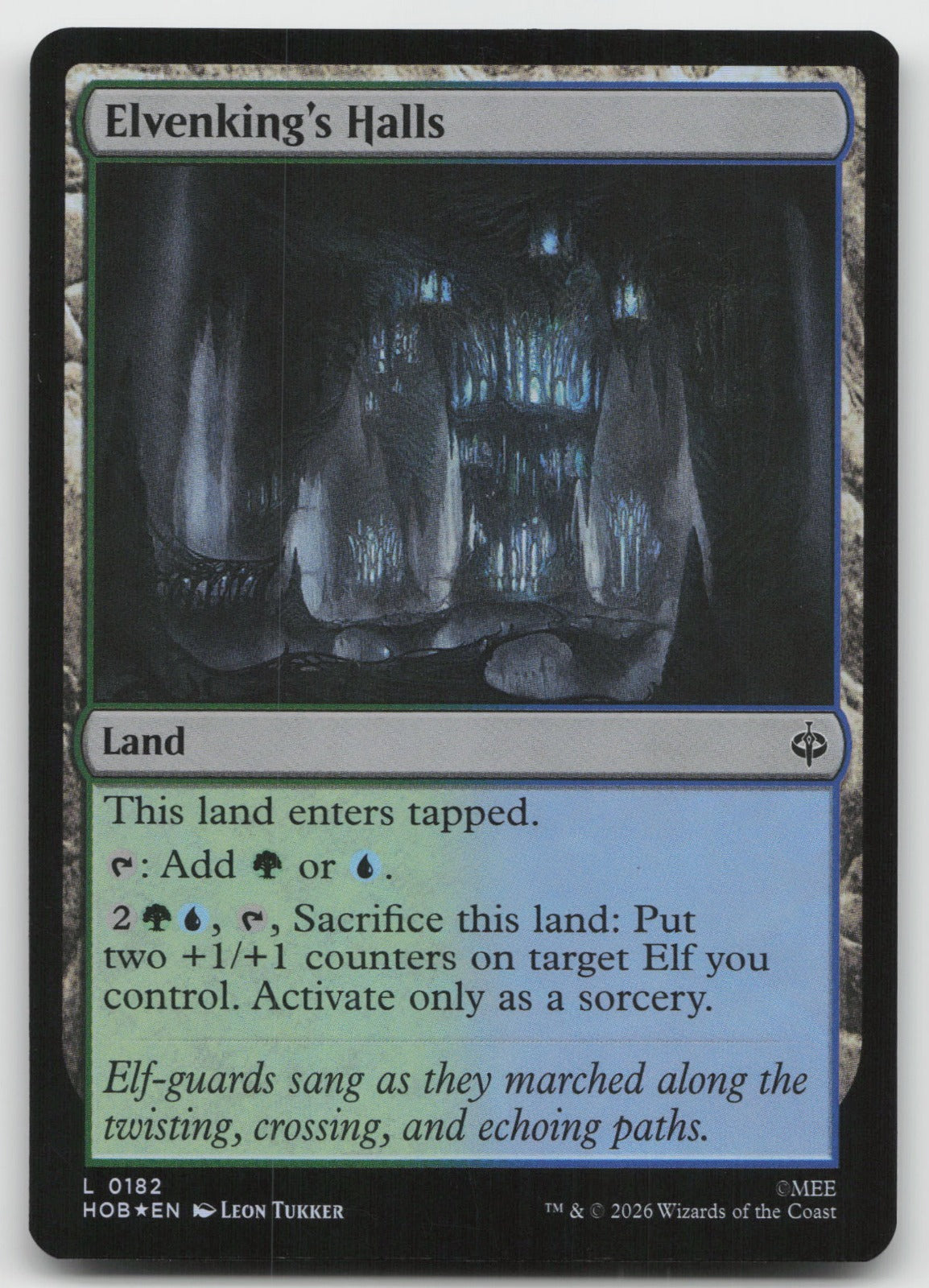 Elvenking's Halls L Foil The Hobbit 182 NM