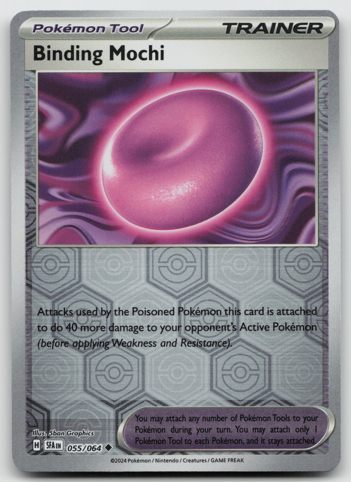 Binding Mochi Uncommon Reverse Holo SV: Shrouded Fable 055/064 NM