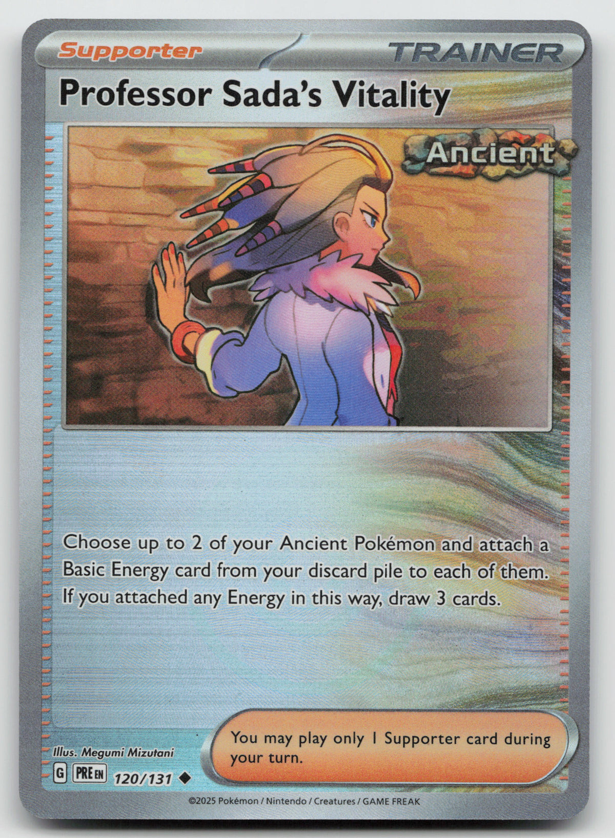 Professor Sada's Vitality (Poke Ball Pattern) Holo Prismatic Evolutions 120/131