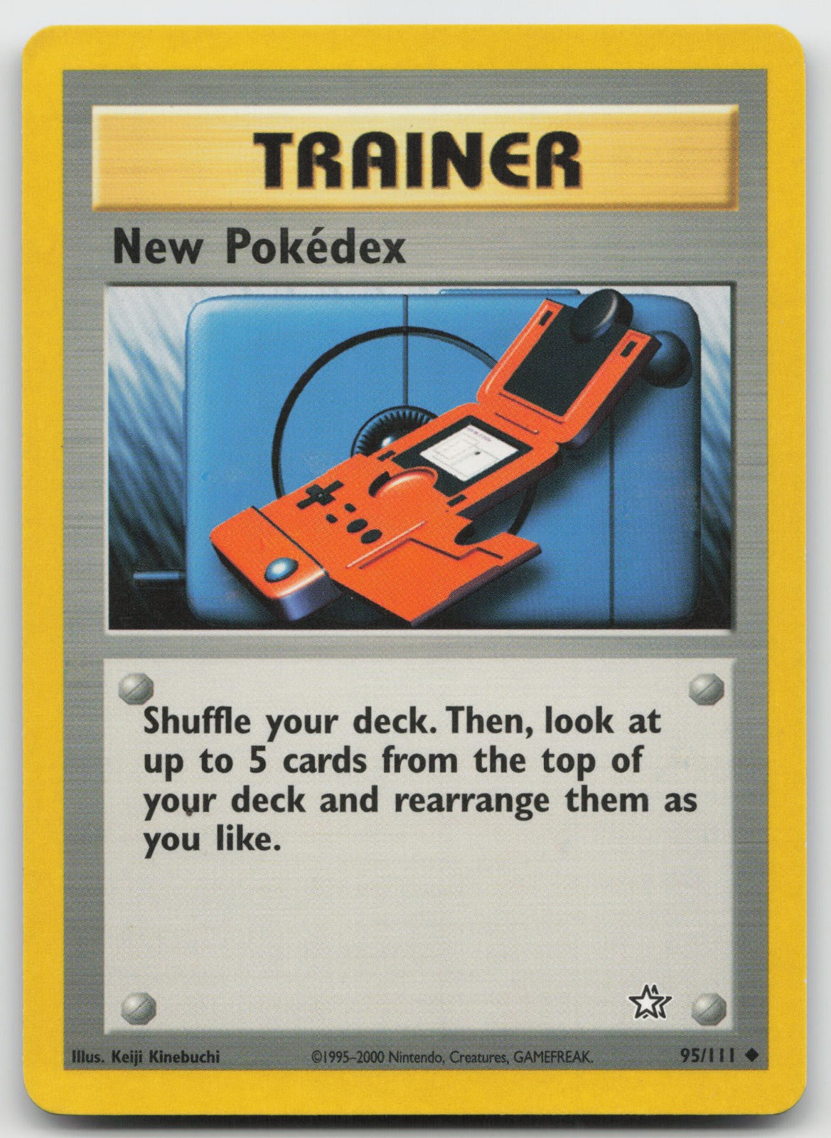 New Pokedex Uncommon Unlimited Neo Genesis 95/111 MP