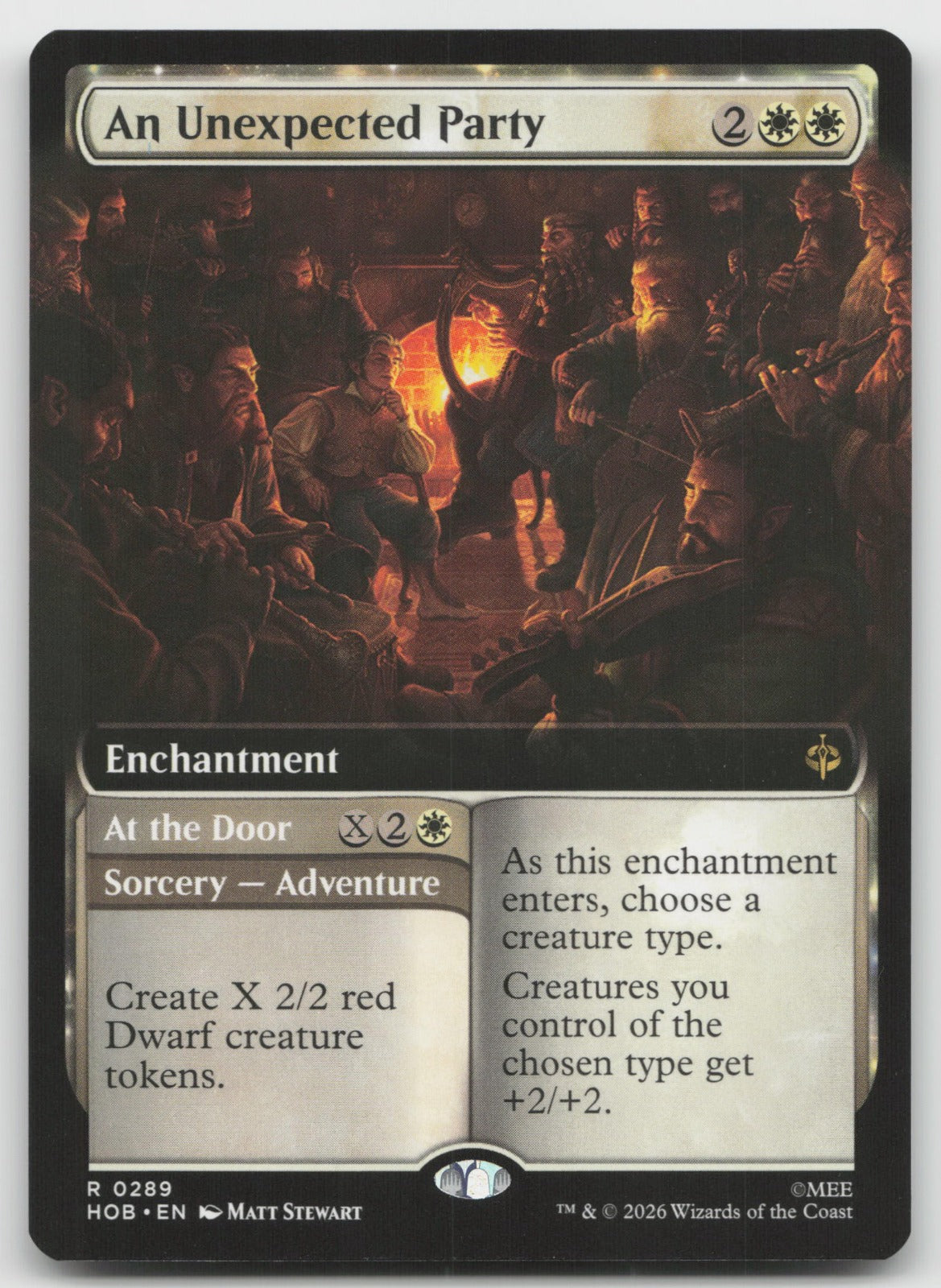 An Unexpected Party (Extended Art) R The Hobbit 289 NM