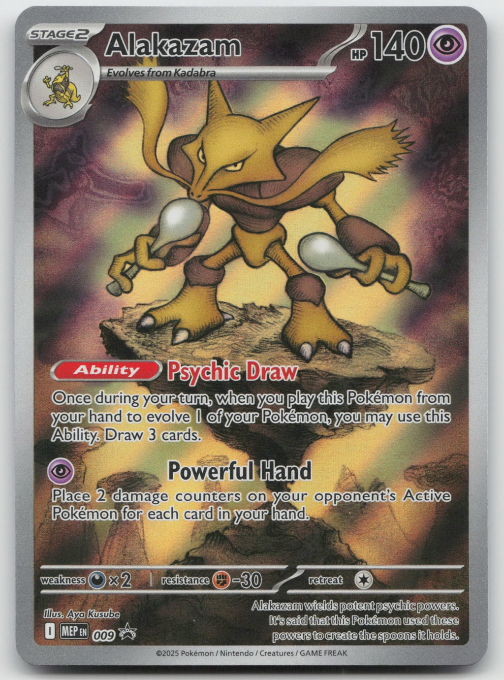 Alakazam Holo ME: Mega Evolution Promo MEP009 NM