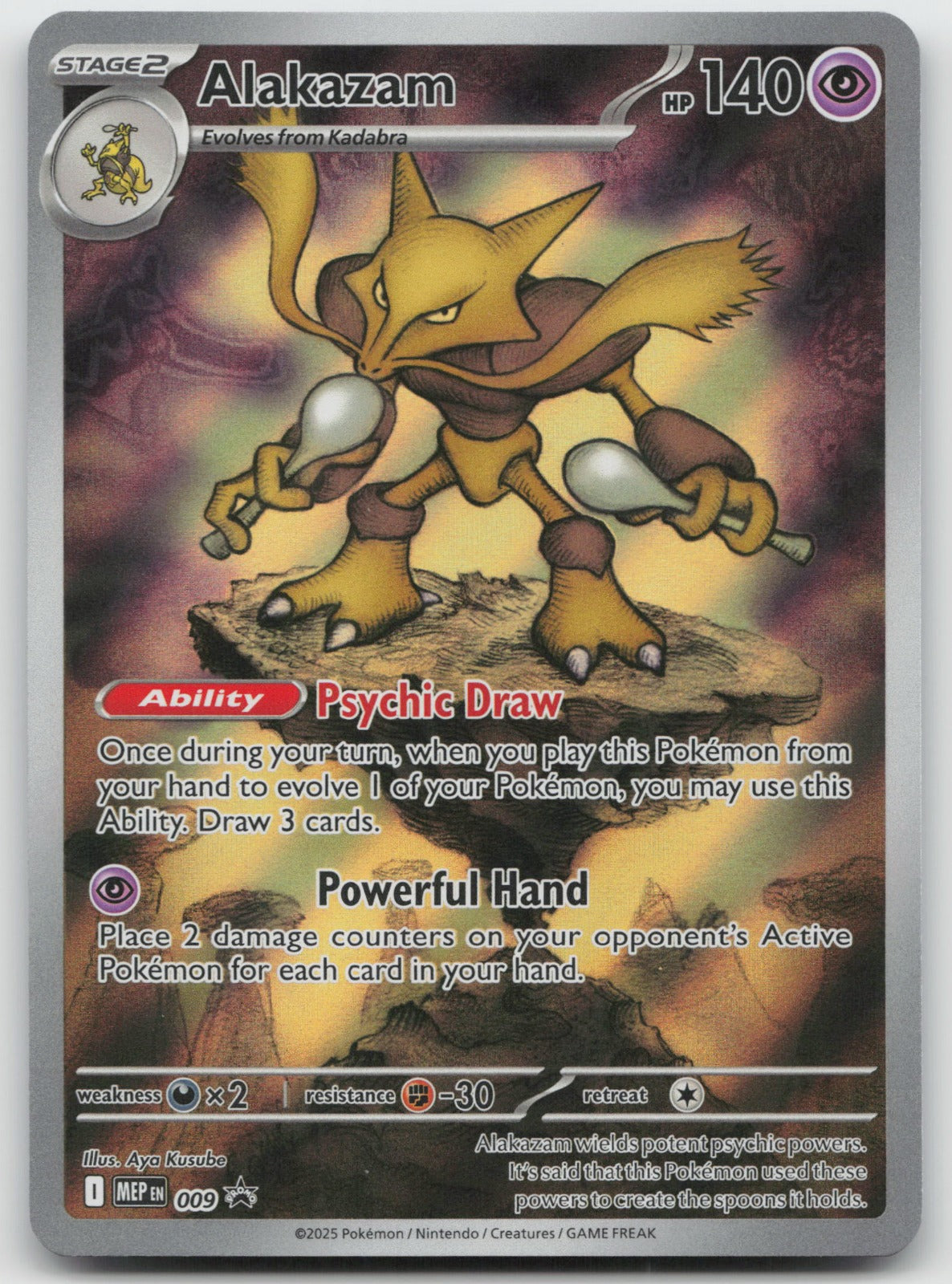 Alakazam Holo ME: Mega Evolution Promo MEP009 NM