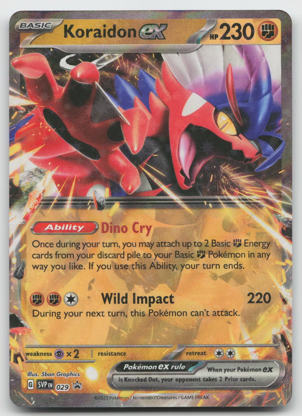 Koraidon ex - Promo Holo SV: Scarlet & Violet Promo Cards SVP029 NM