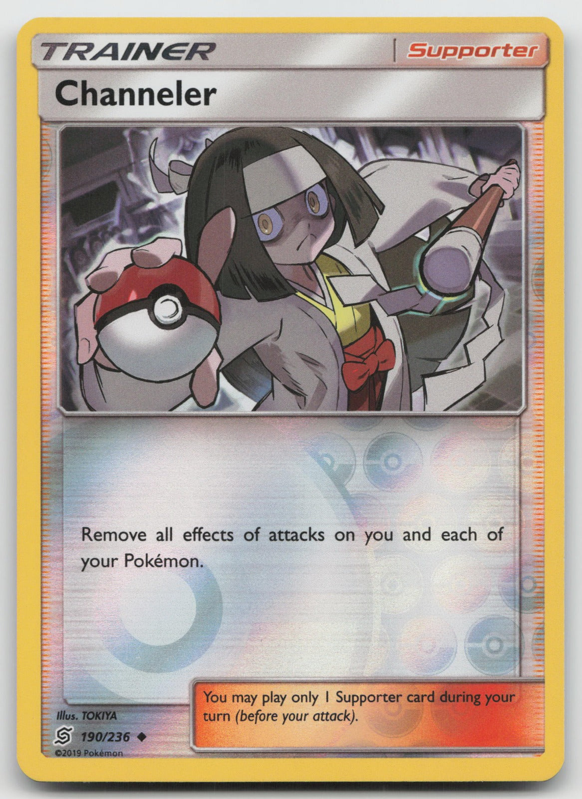 Channeler Reverse Holo Uncommon SM - Unified Minds 190/236 NM