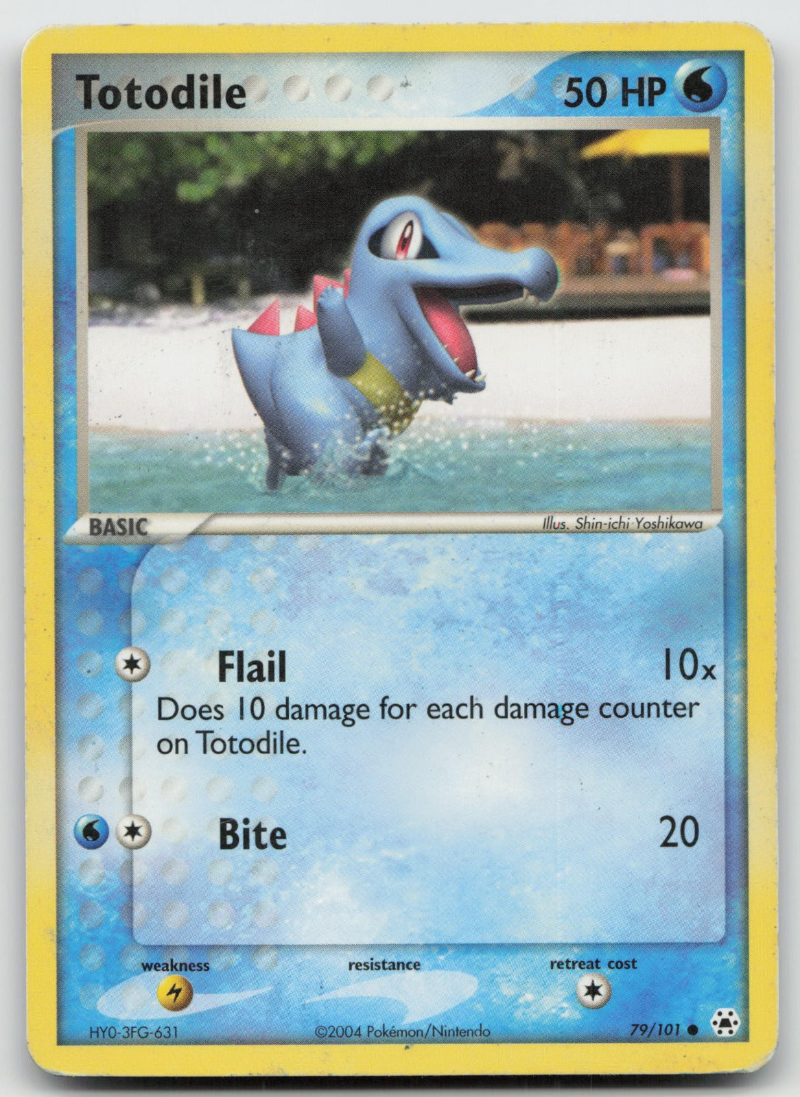 Totodile Common Hidden Legends 79/101 DMG
