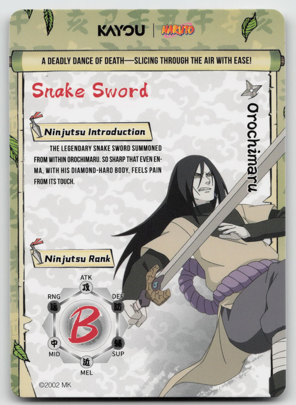 Orochimaru Base SSR Earth Scroll Series 1 003L3 NM