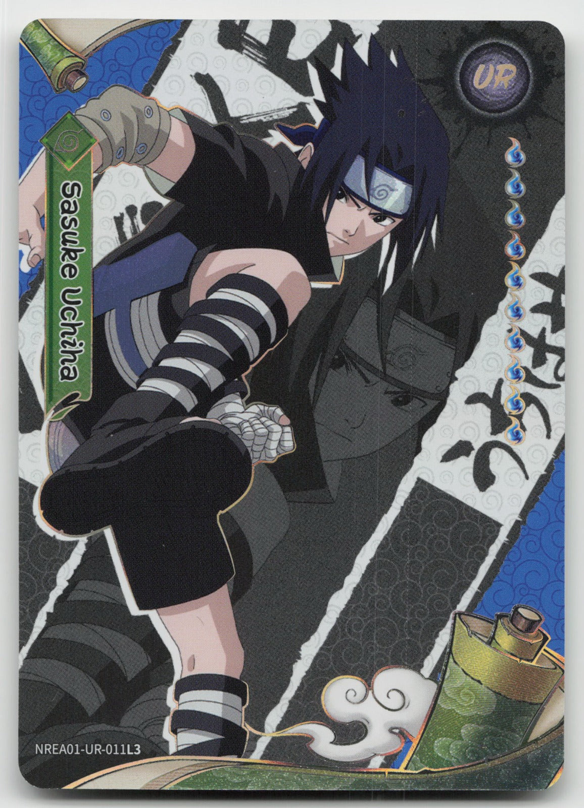 Sasuke Uchiha Base UR Earth Scroll Series 1 011L3 NM