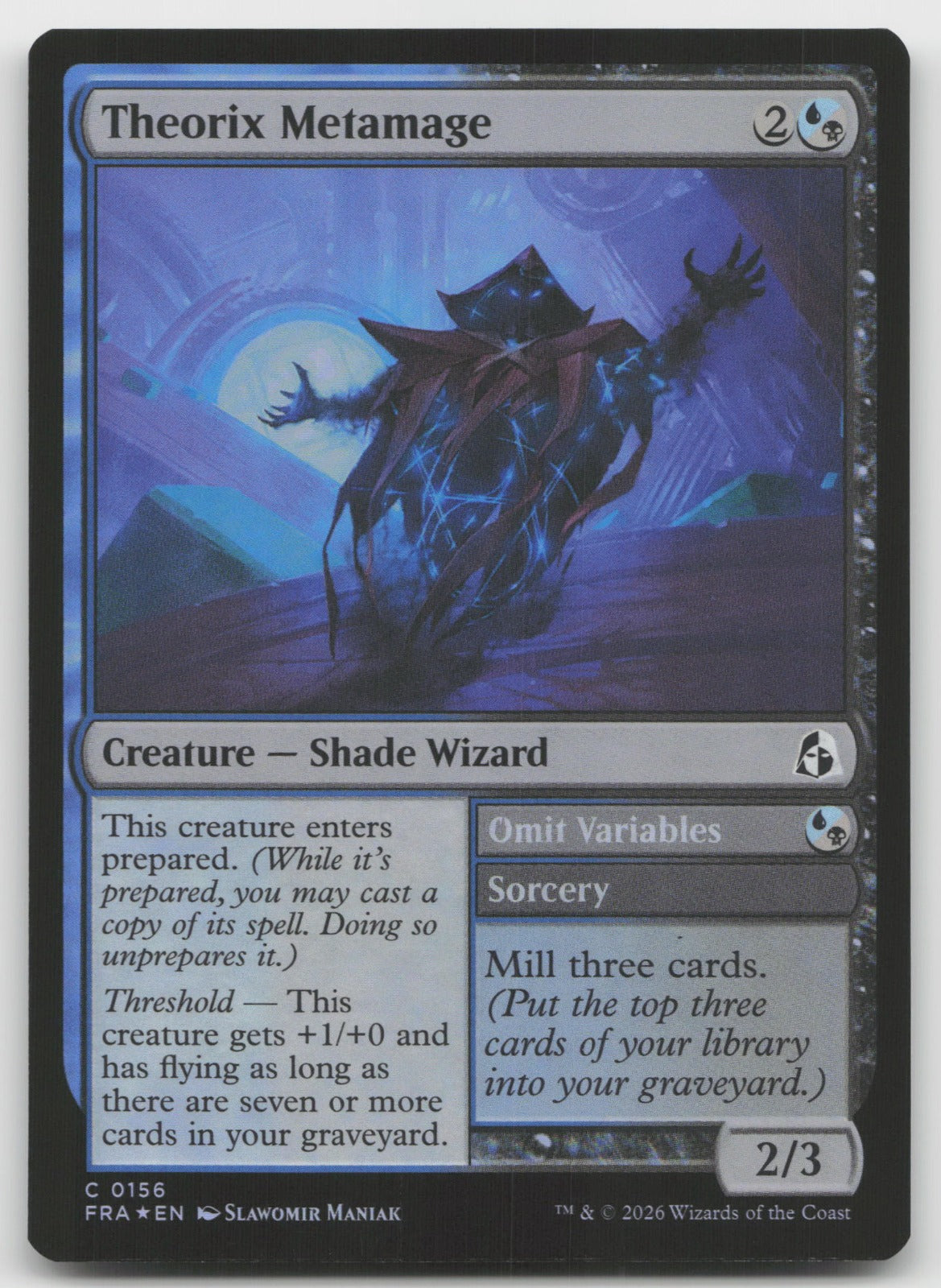 Theorix Metamage C Foil Reality Fracture 156 NM