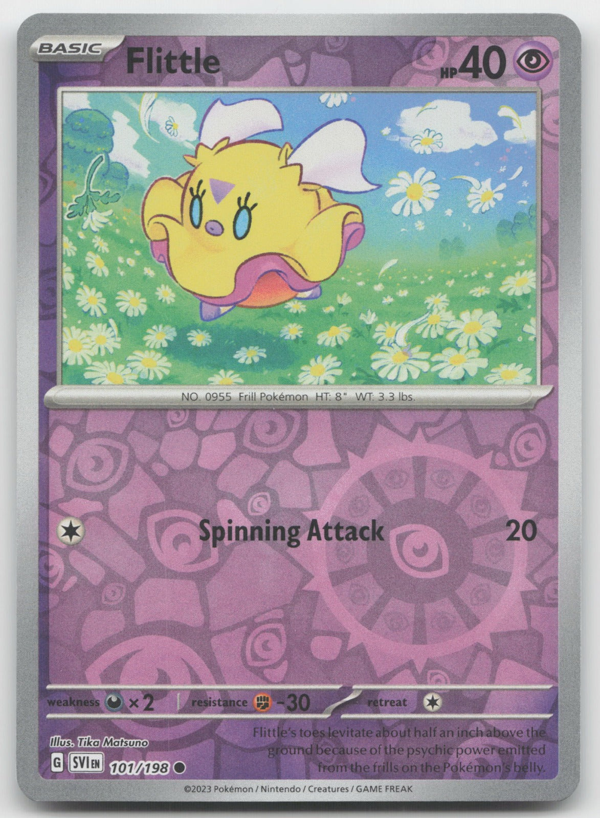 Flittle Reverse Holo Common SV01: Scarlet & Violet Base Set 101/198 NM