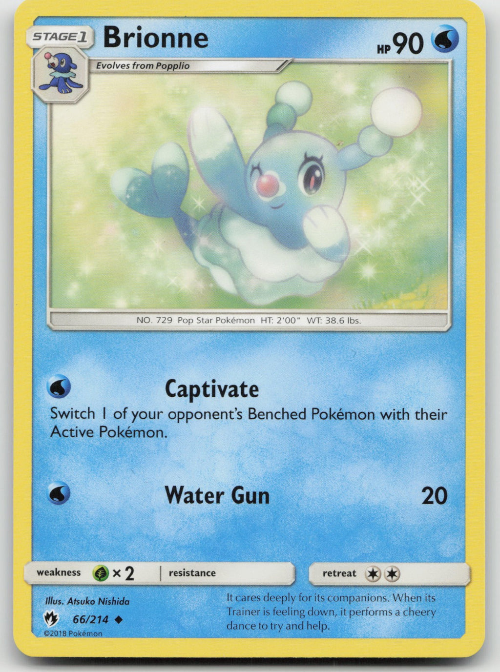 Brionne Uncommon SM - Lost Thunder 66/214 VLP