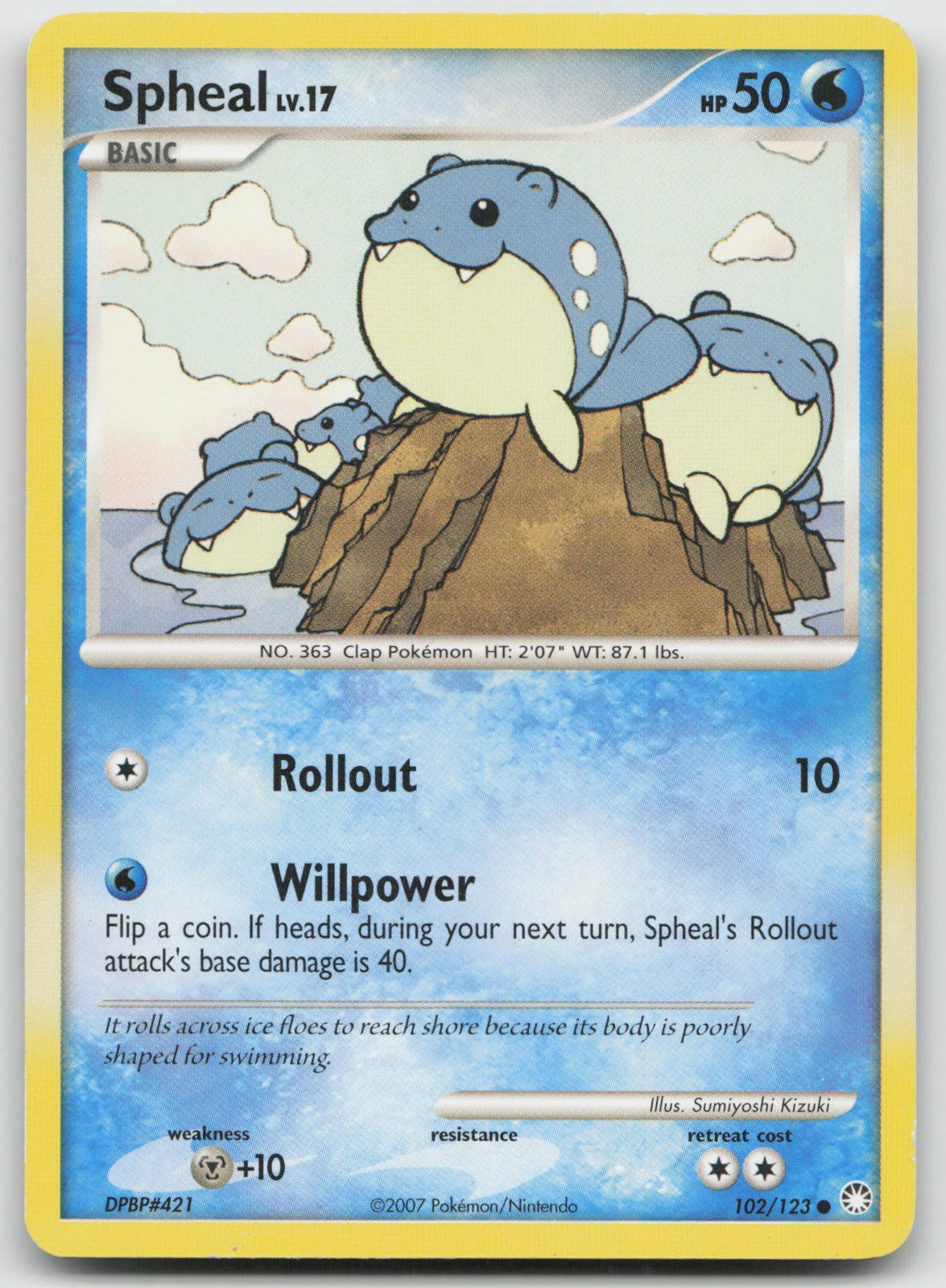 Spheal Common Mysterious Treasures 102/123 MP