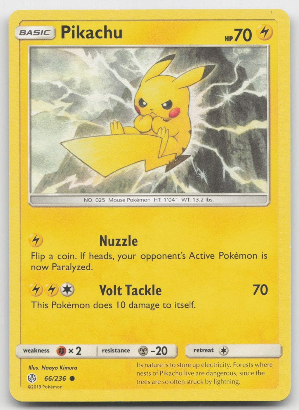 Pikachu Common SM - Cosmic Eclipse 66/236 LP