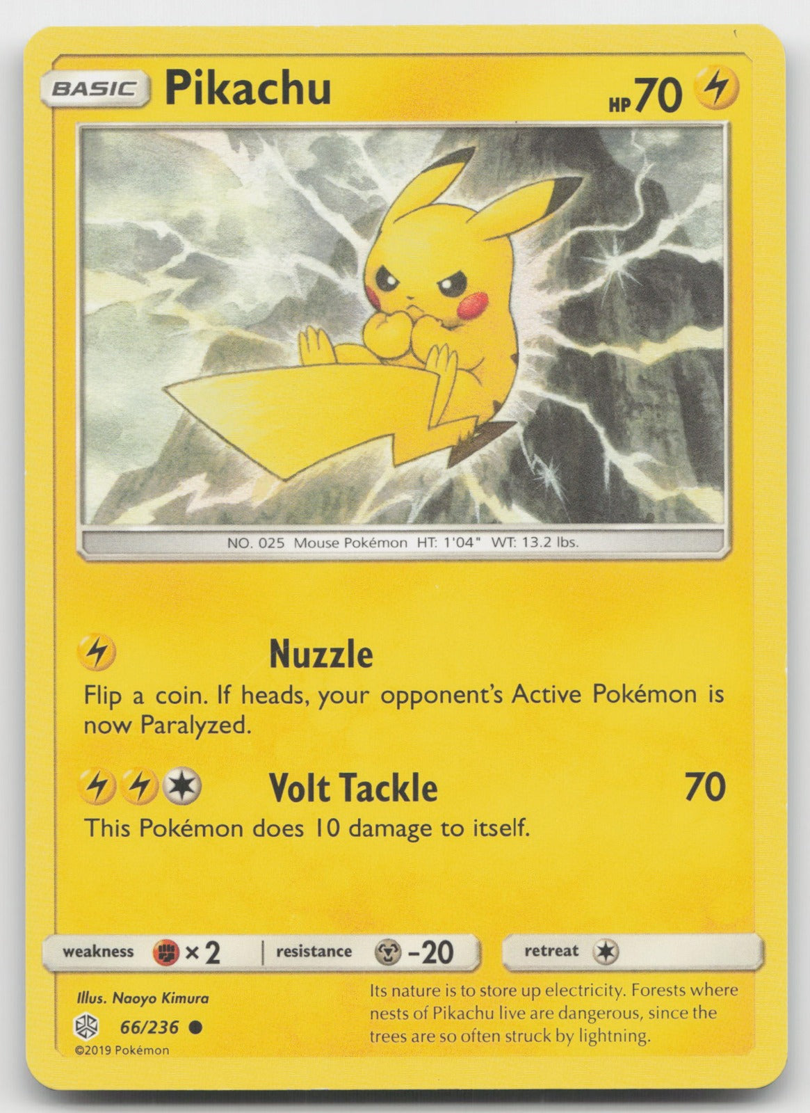 Pikachu Common SM - Cosmic Eclipse 66/236 LP