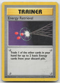 Energy Retrieval Uncommon Normal Base Set (Shadowless) 81/102 DMG